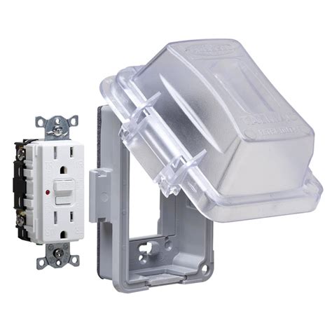 electrical junction box clear cover|exterior electrical box cover.